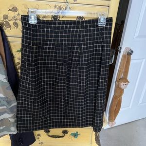 Michael Kors for Bergdorf Goodman 100% wool higher waisted knee length skirt